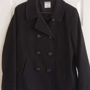 Black lined Old Navy Pea Coat